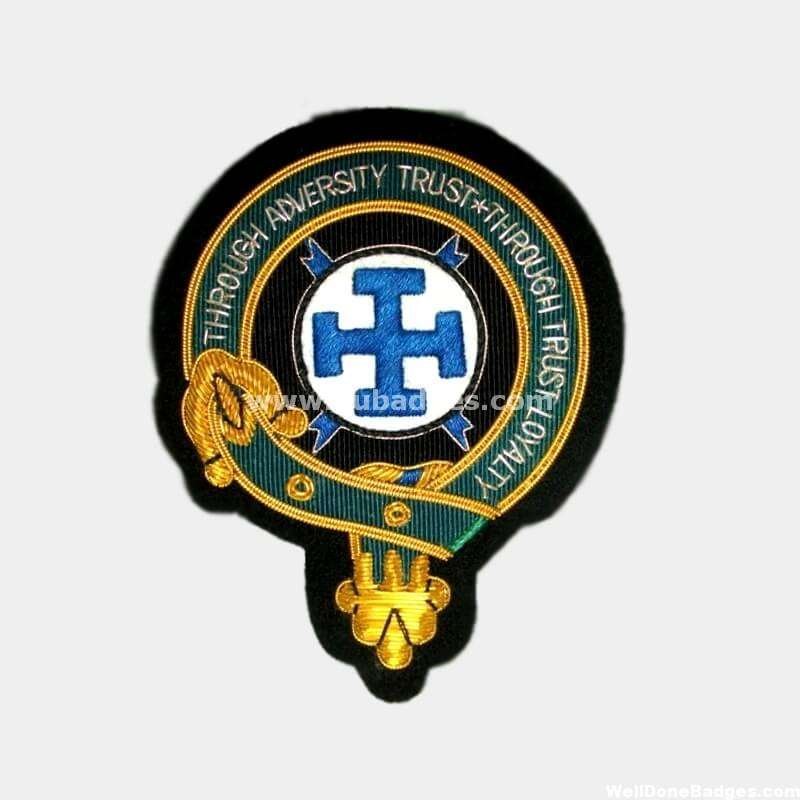 Clan crest blazer badge